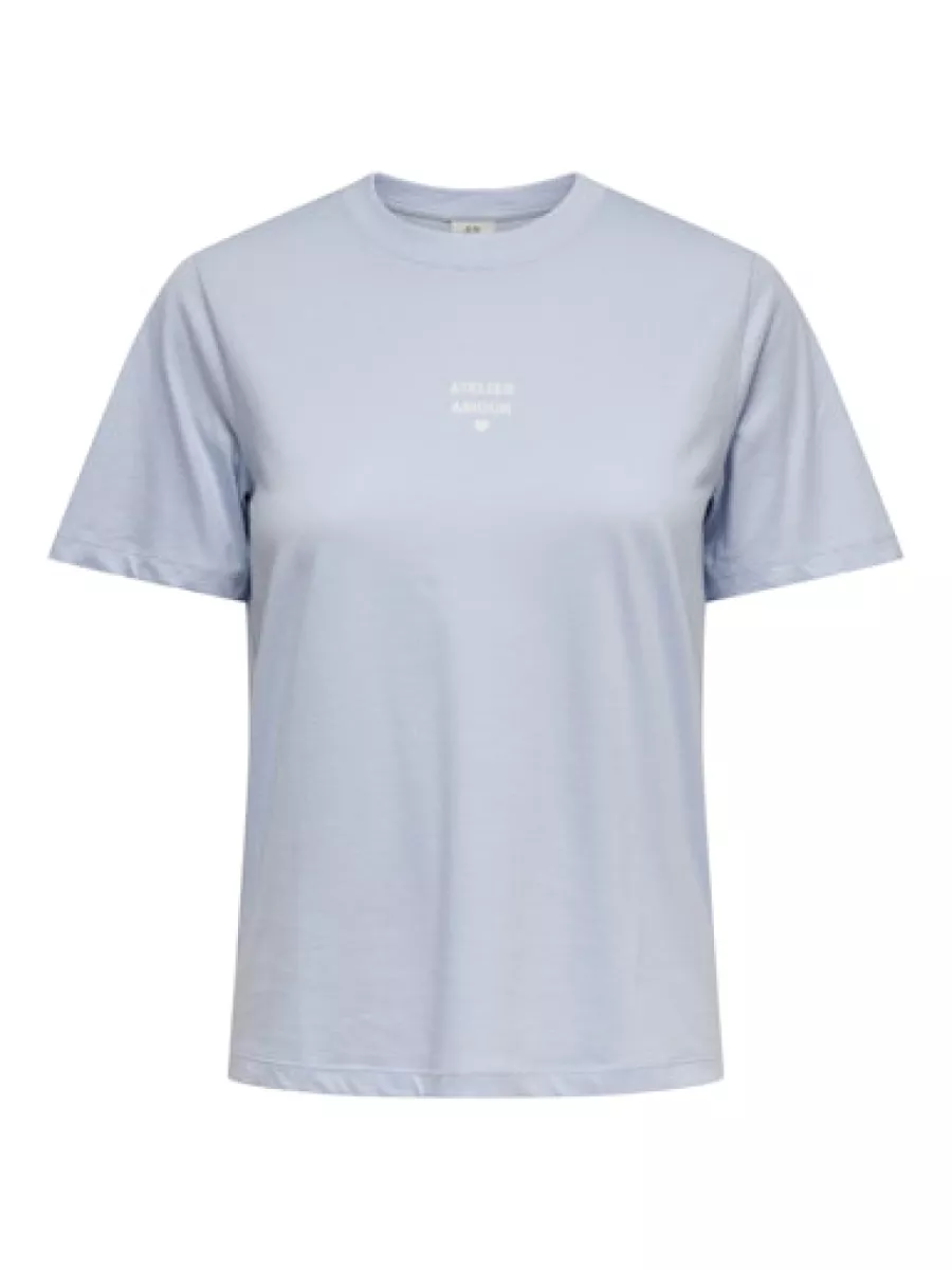 JDY-JDYMAY PISA S/S PRINT TOP JRS-15354642-Kentucky Blue-BLUE