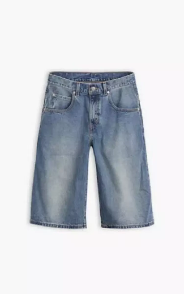 LEVI STRAUSS-Super Baggy Jort Hazy-005DT-0002-DENIM