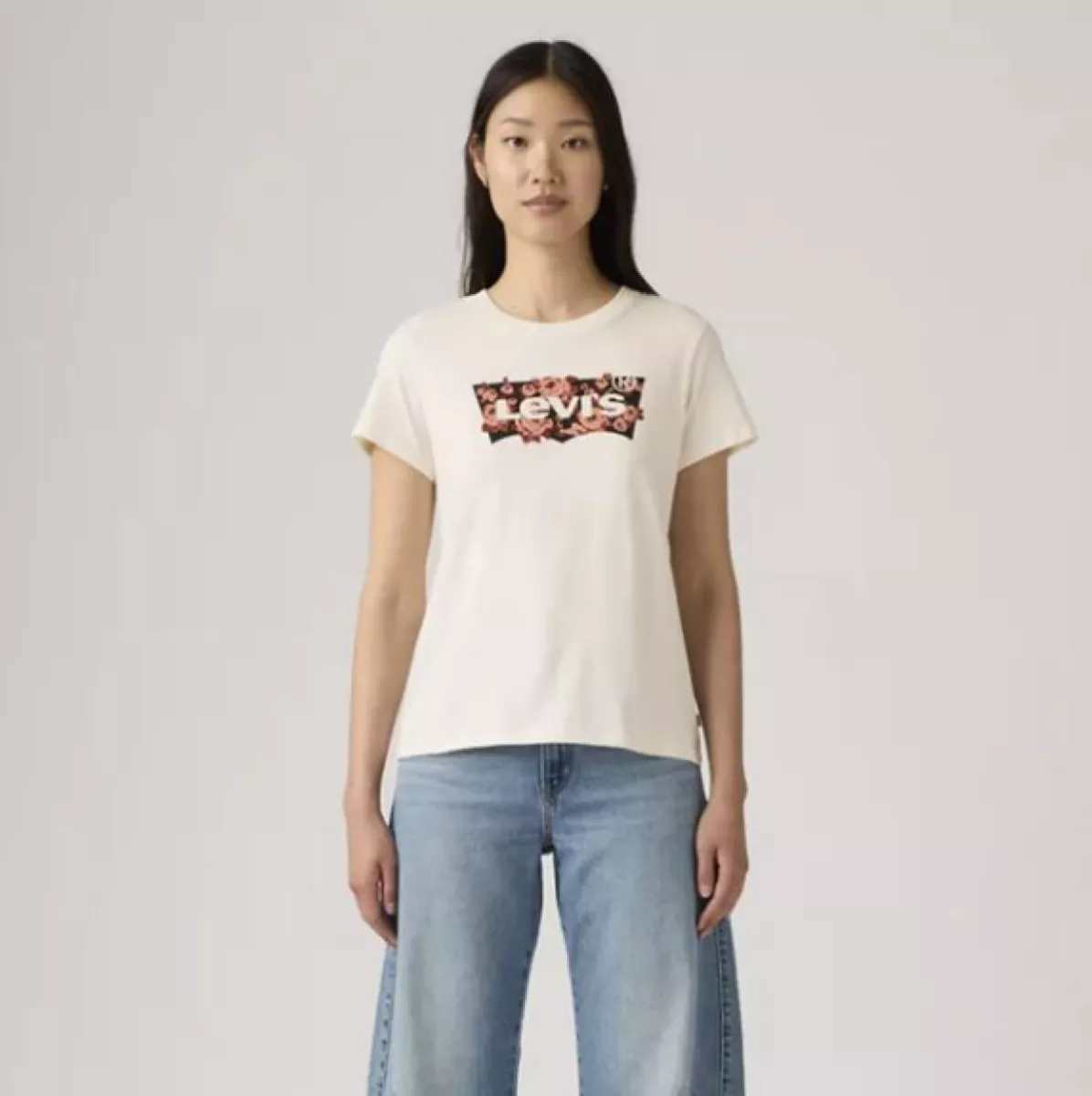 LEVI STRAUSS-The Perfect Tee Gab Rose Bw Fill-17369-3189-ECRU