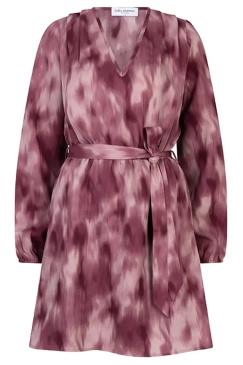 LOFTY MANNER--RA25 Dress Alou-318 Mauve Ombre-ROSE