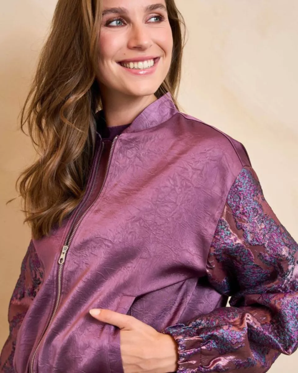 LOFTY MANNER--RA45 Jacket Oree-750 Purple-PAARS