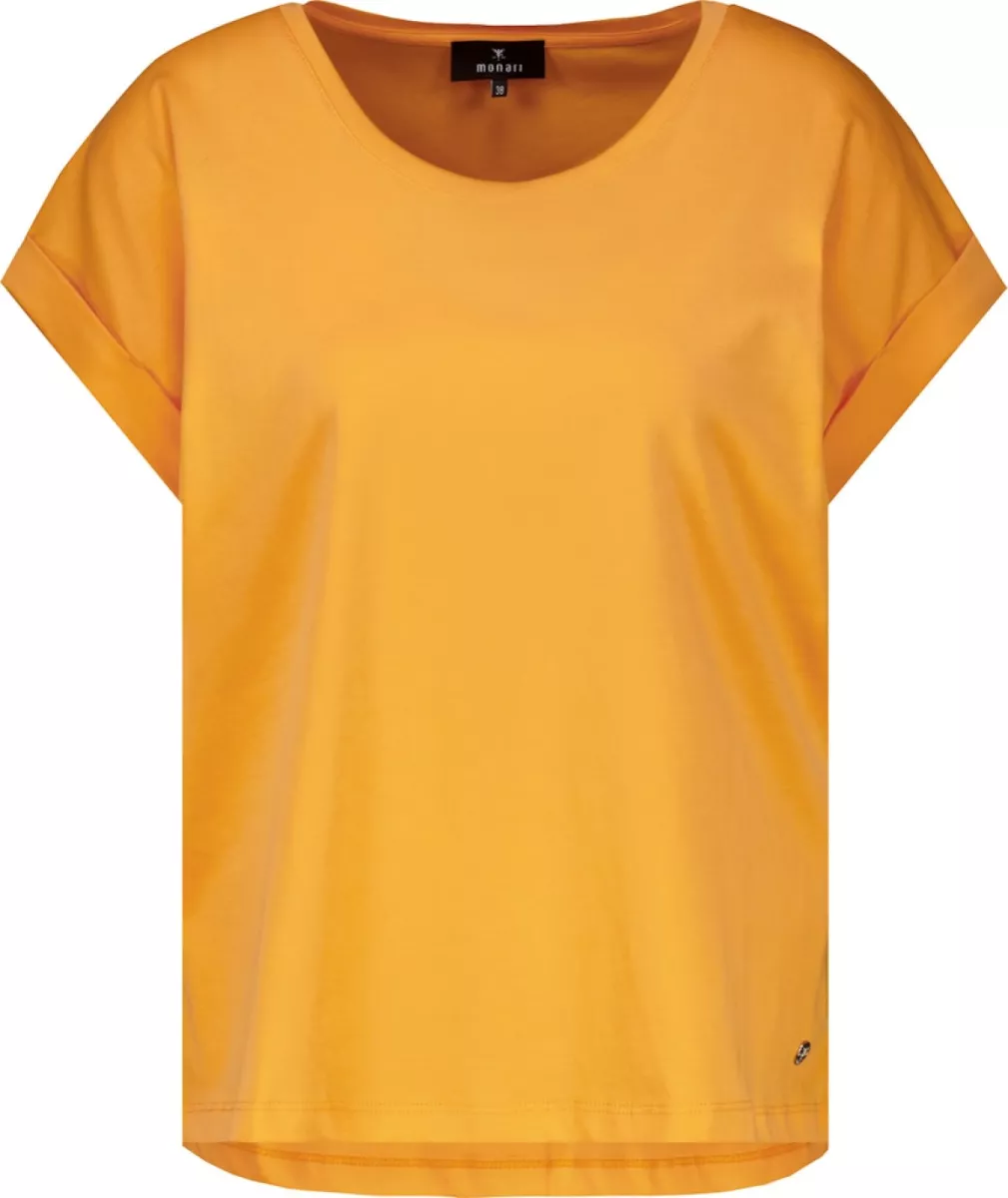 Monari-Basic t-shirt-410376-253 Aperitif-ORANJE