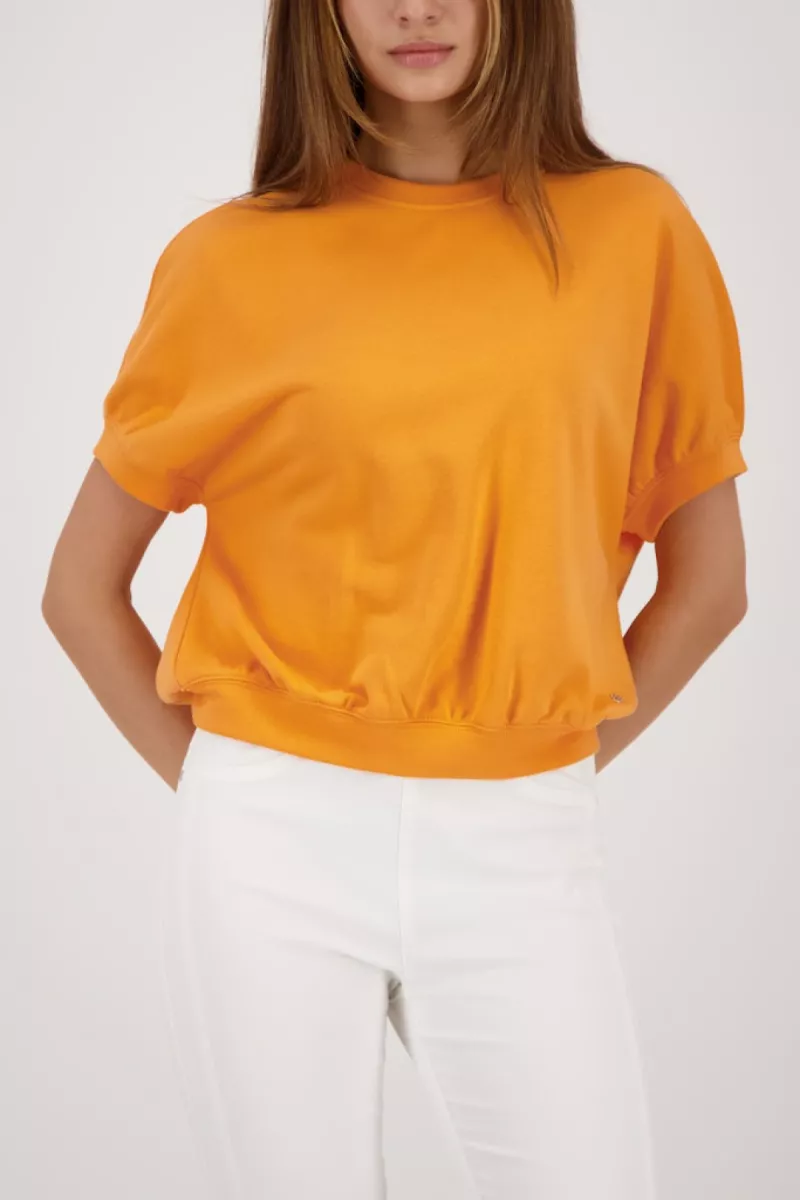 Monari-Short sleeve sweatshirt-410125-253 Aperitif-ORANJE