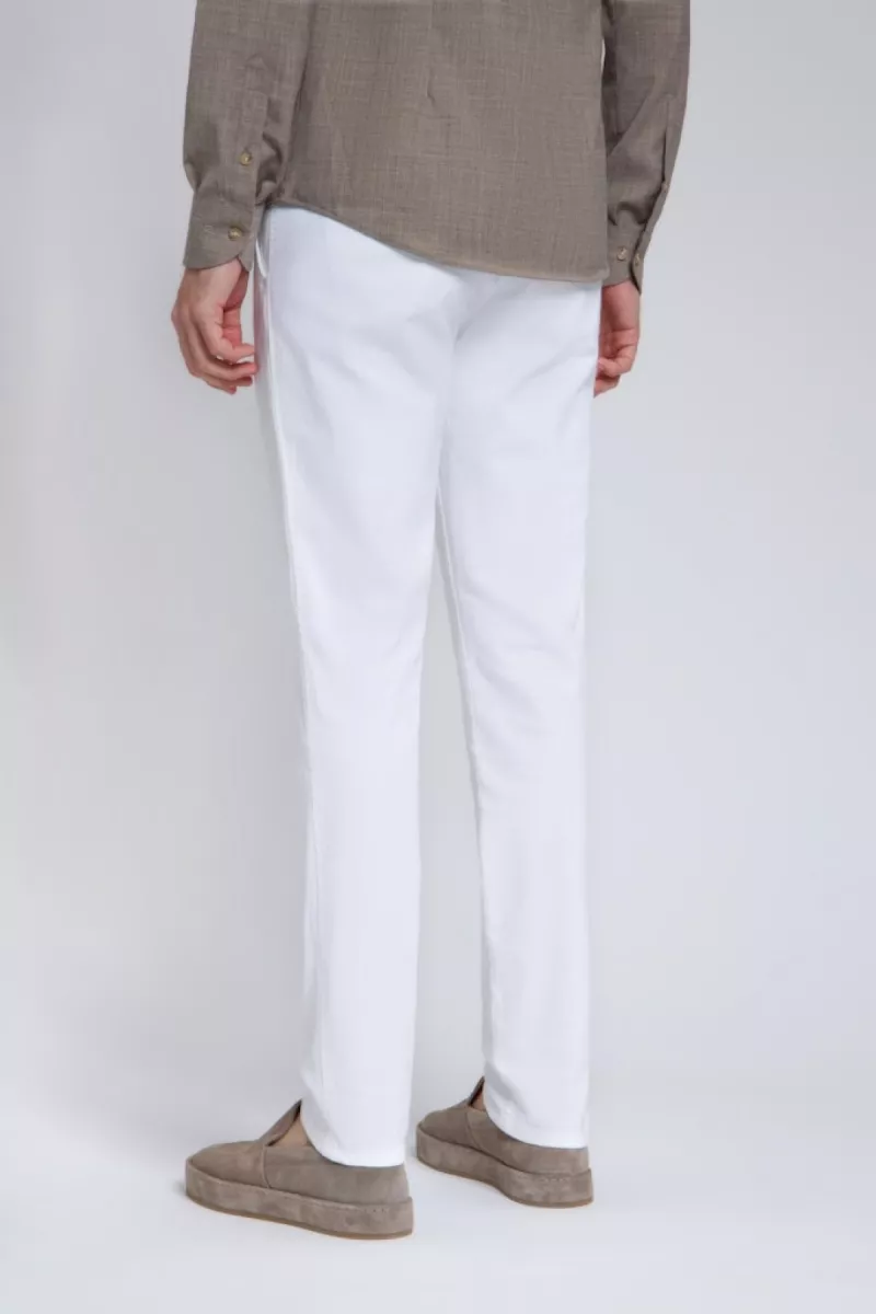 North84-Infinity flex chino-84152121-112 off white-OFF WHITE