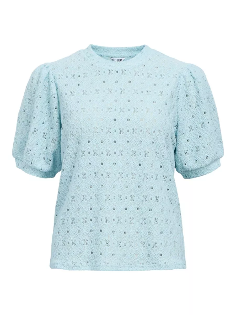 OBJECT-OBJLAILA S/S RE TOP NOOS-23045729-Winter Sky-LICHT BLAUW