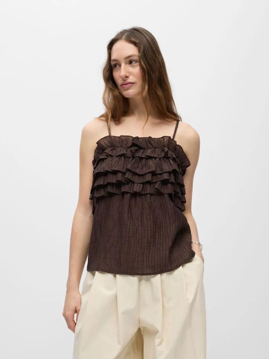 OBJECT-OBJLYNE S/L RE TOP 144-23048917-Seal Brown-BRUIN
