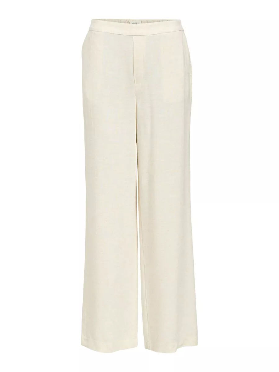 OBJECT-OBJSANNE ALINE WIDE PANT NOOS-23040671-Sandshell-ZAND
