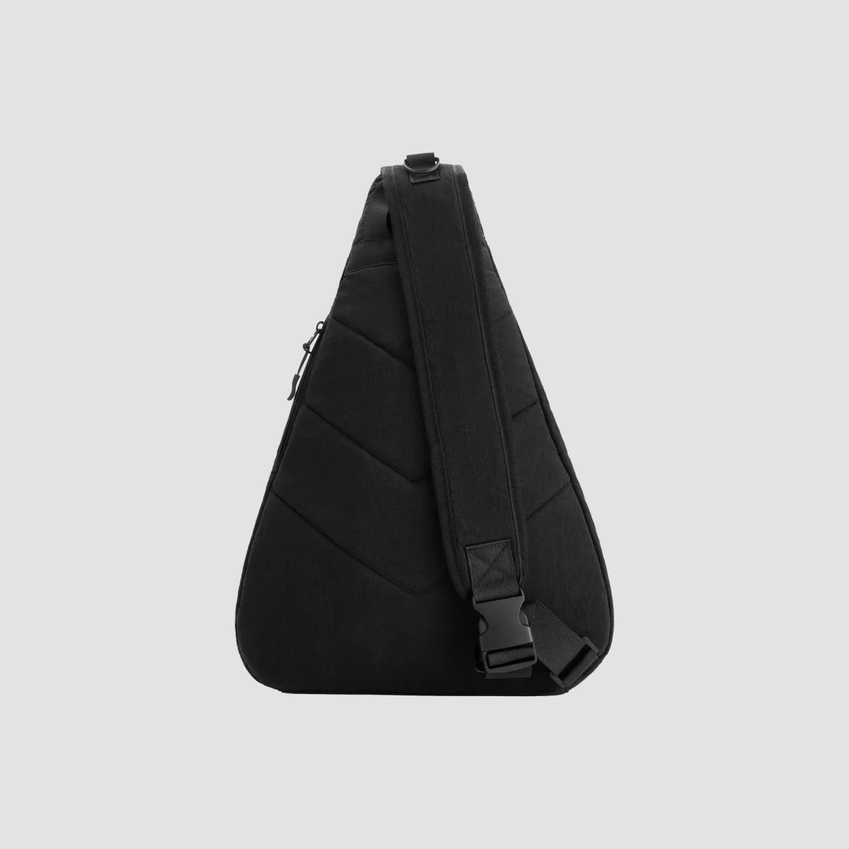 Olaf-Technical twill sling bag-A240821-Black-ZWART