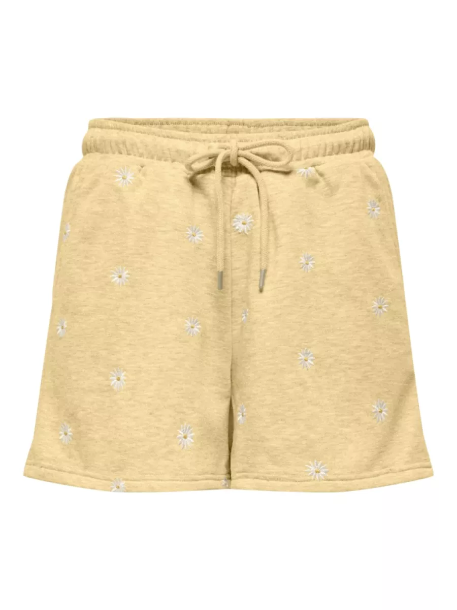 ONLY-ONLLUNA BERMUDA SHORTS UB SWT-15371343-Sunlight-GEEL