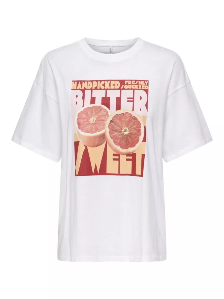 ONLY-ONLMILA S/S PRINT BOX JRS-15372177-Bright White Bittersweet-WIT COMBINATIES