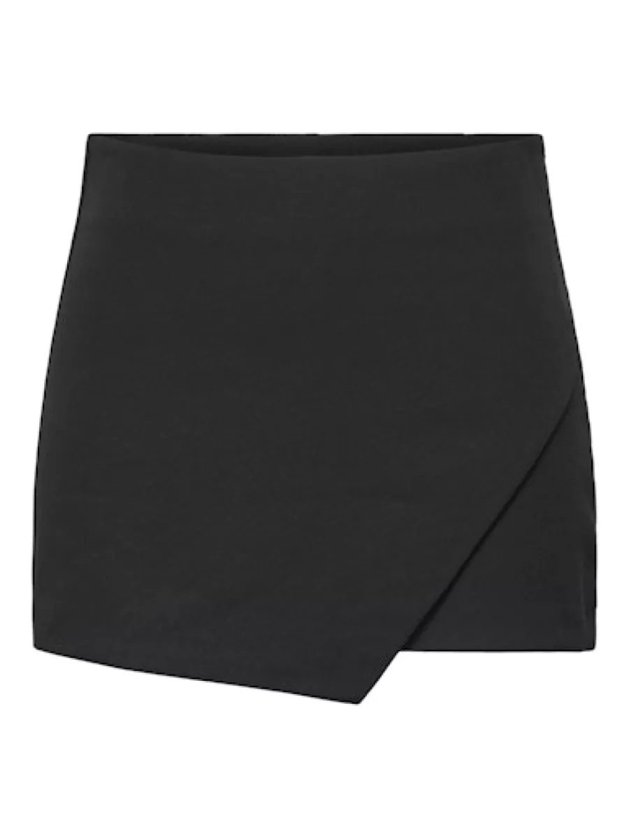ONLY-ONLMIST-YASMINE MW WRAP SKORTS TLR-15291941-Black-BLACK