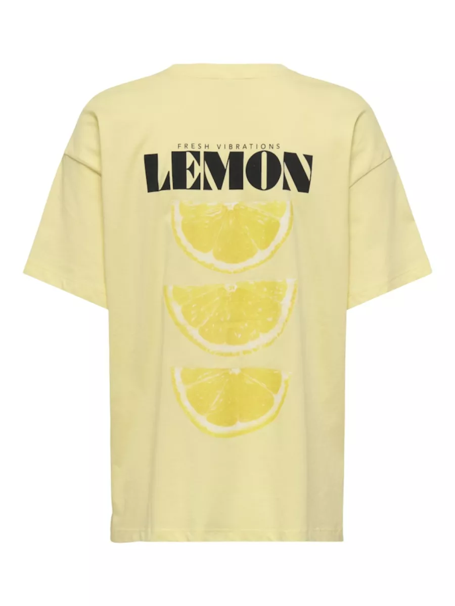 ONLY-ONLVIVVI S/S LOVELY TOP JRS-15346761-Sunlight-GEEL