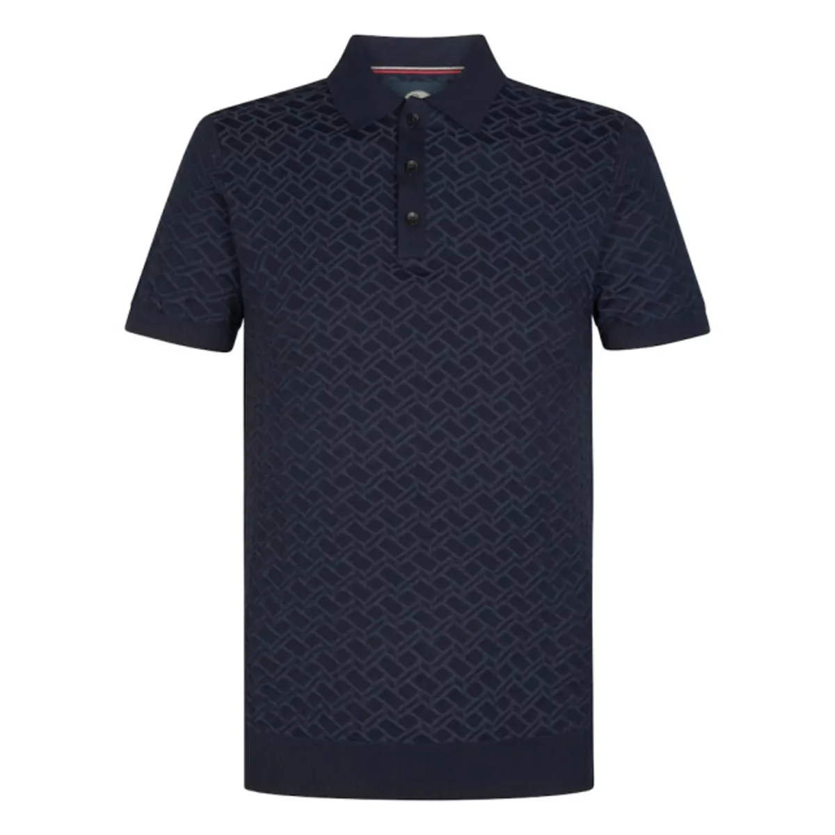 PETROL INDUSTRIES-Men Knitwear Polo-M-1060-KWC205-5178 Navy blue-NAVY