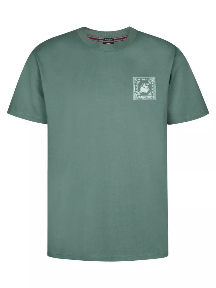 PETROL INDUSTRIES-Men T-Shirt SS-M-1060-TSR740-6180 Oil green-GROEN