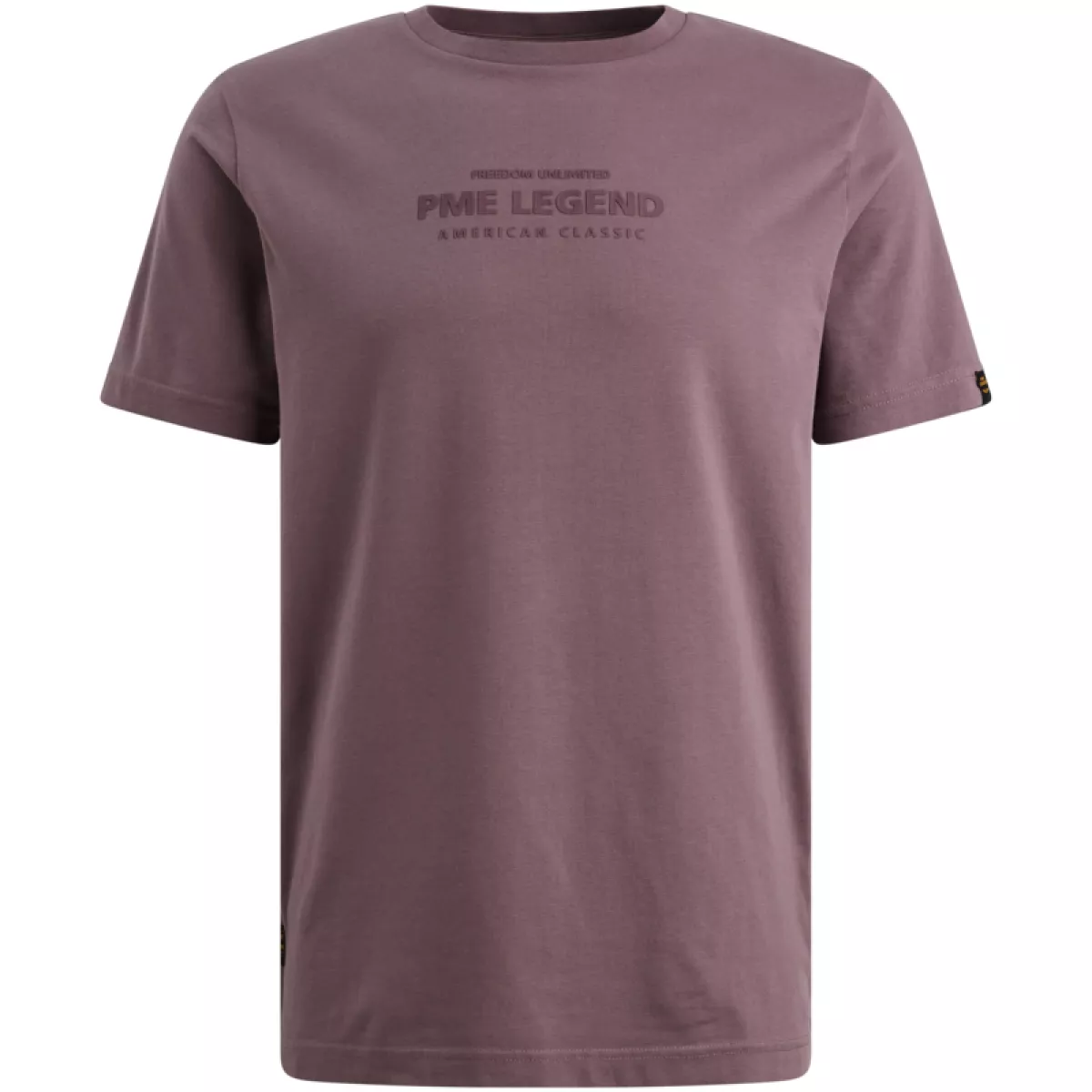 PME LEGEND-Short sleeve r-neck hd cotton elas-PTSS2603584-4323 Moonscape-VIOLET