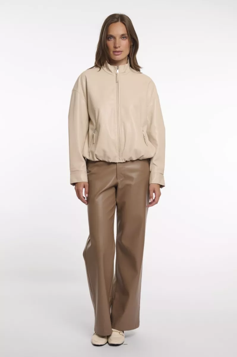 RINO & PELLE-Blouson Jacket With Button Closure-Shay.7502621-Oat-GRIJS MELEE