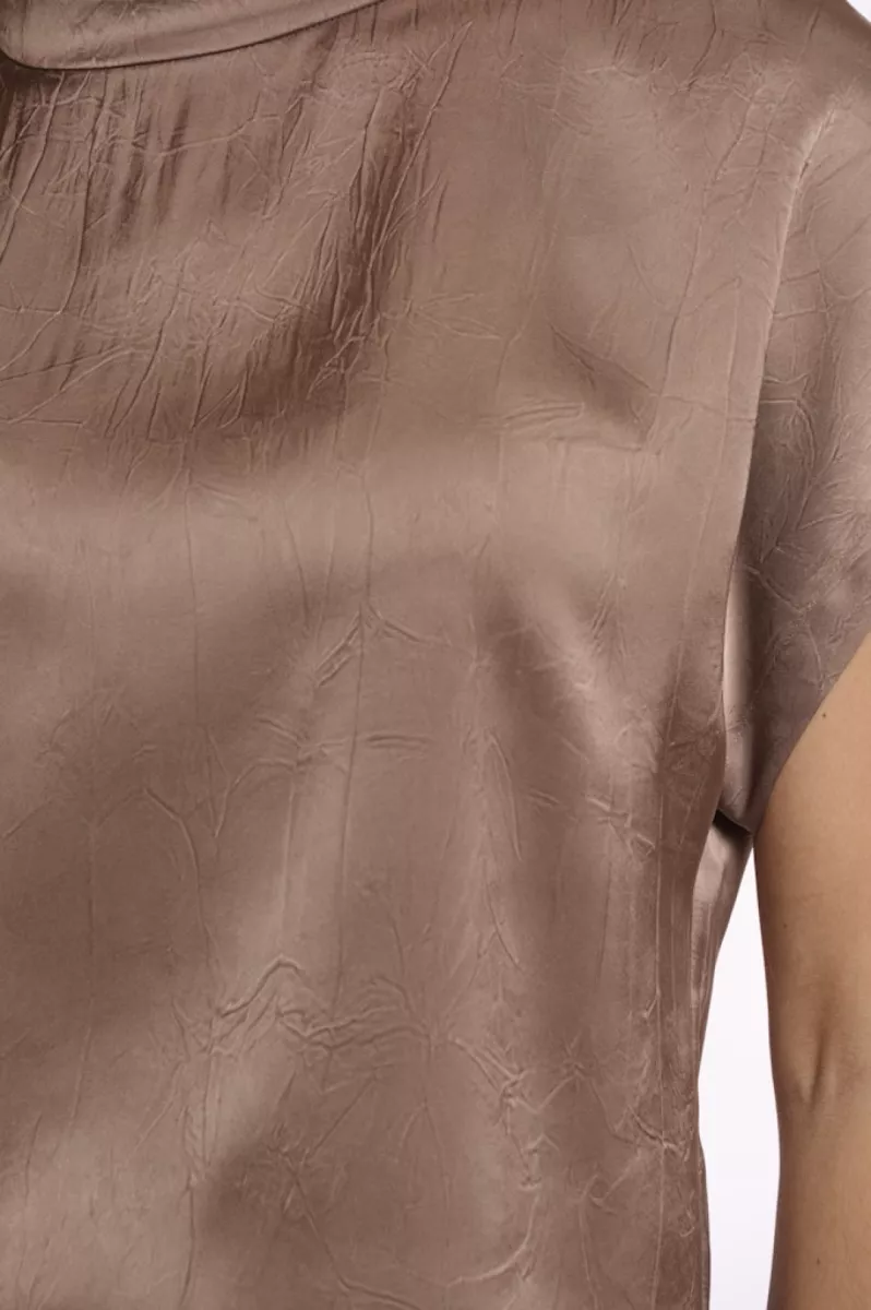 rino-pelle-short-sleeve-top-with-high-neck-esai7002622-slate-bark-taupe-3 RINO & PELLE-Short Sleeve Top With High Neck-Esai.7002622-Slate Bark-TAUPE