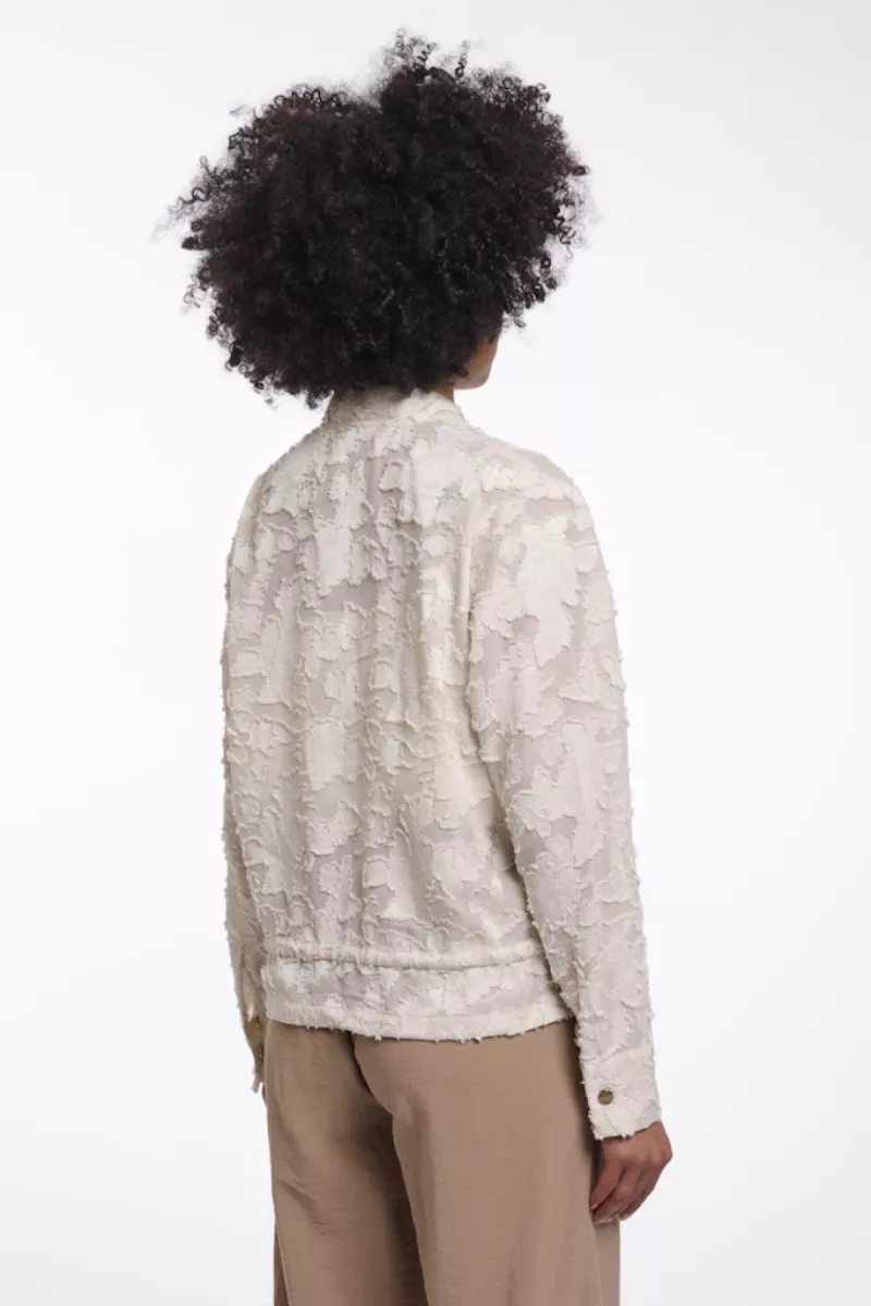 RINO & PELLE-Zip Jacket-Priori.7002621-Birch-OFF WHITE