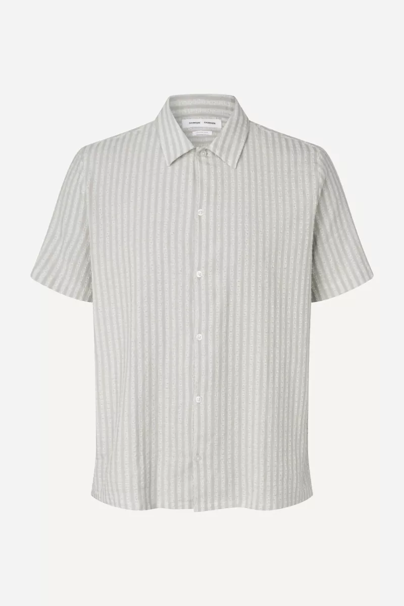 Samsoe Samsoe-Avan JX shirt 14698-M23100072-144500TCX Moonstruck-OFF WHITE