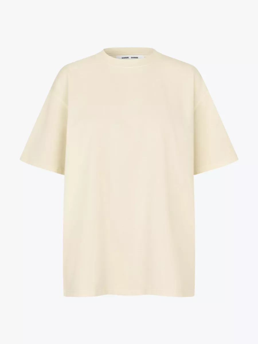 Samsoe Samsoe-Eira t-shirt 11725-F23300036-CLR002544 Ethereal green pigment-GROEN