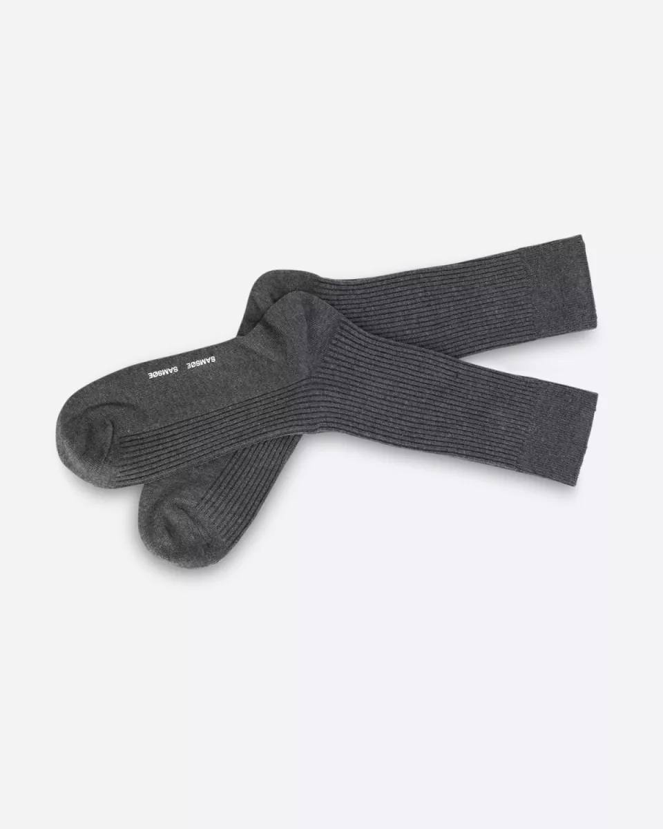 Samsoe Samsoe-Hanse socks 11690-M00007103-Dark grey mel-DONKER GRIJS/GRAFIET