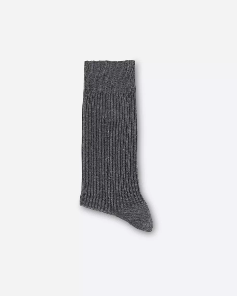 Samsoe Samsoe-Hanse socks 11690-M00007103-Dark grey mel-DONKER GRIJS/GRAFIET
