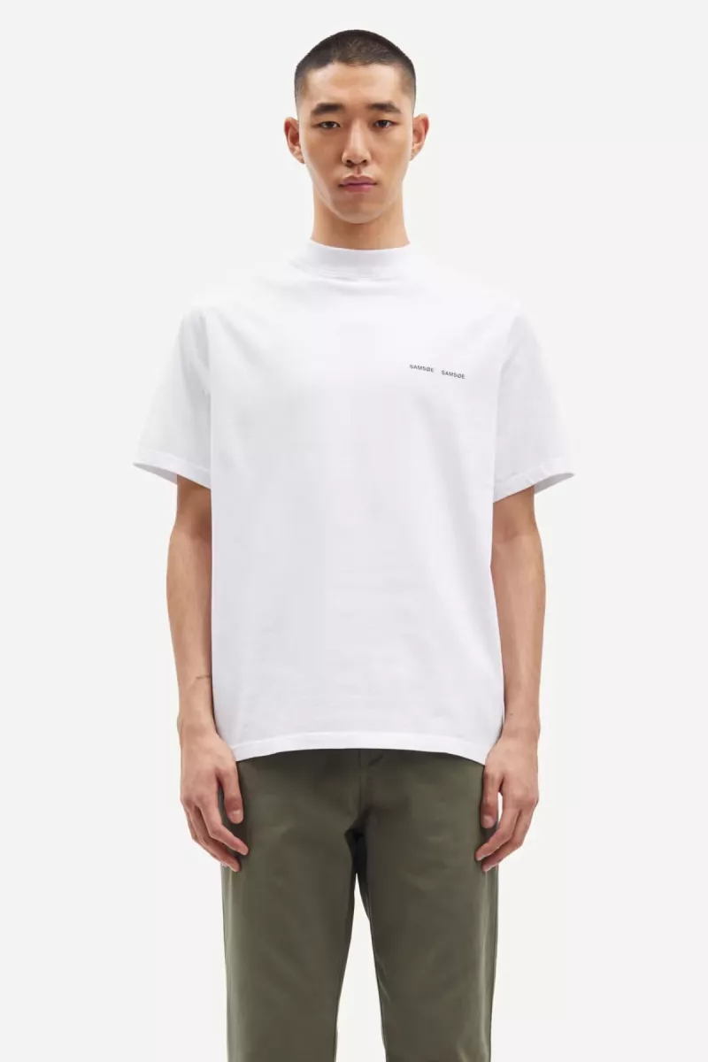Samsoe Samsoe-Norsbro t-shirt 6024-M20300010-CLR000023 White-WIT