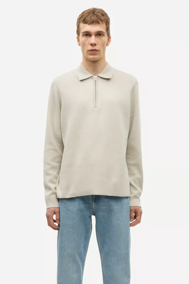 Samsoe Samsoe-Saguna HZ polo 15392-M25100013-144500TCX Moonstruck-OFF WHITE