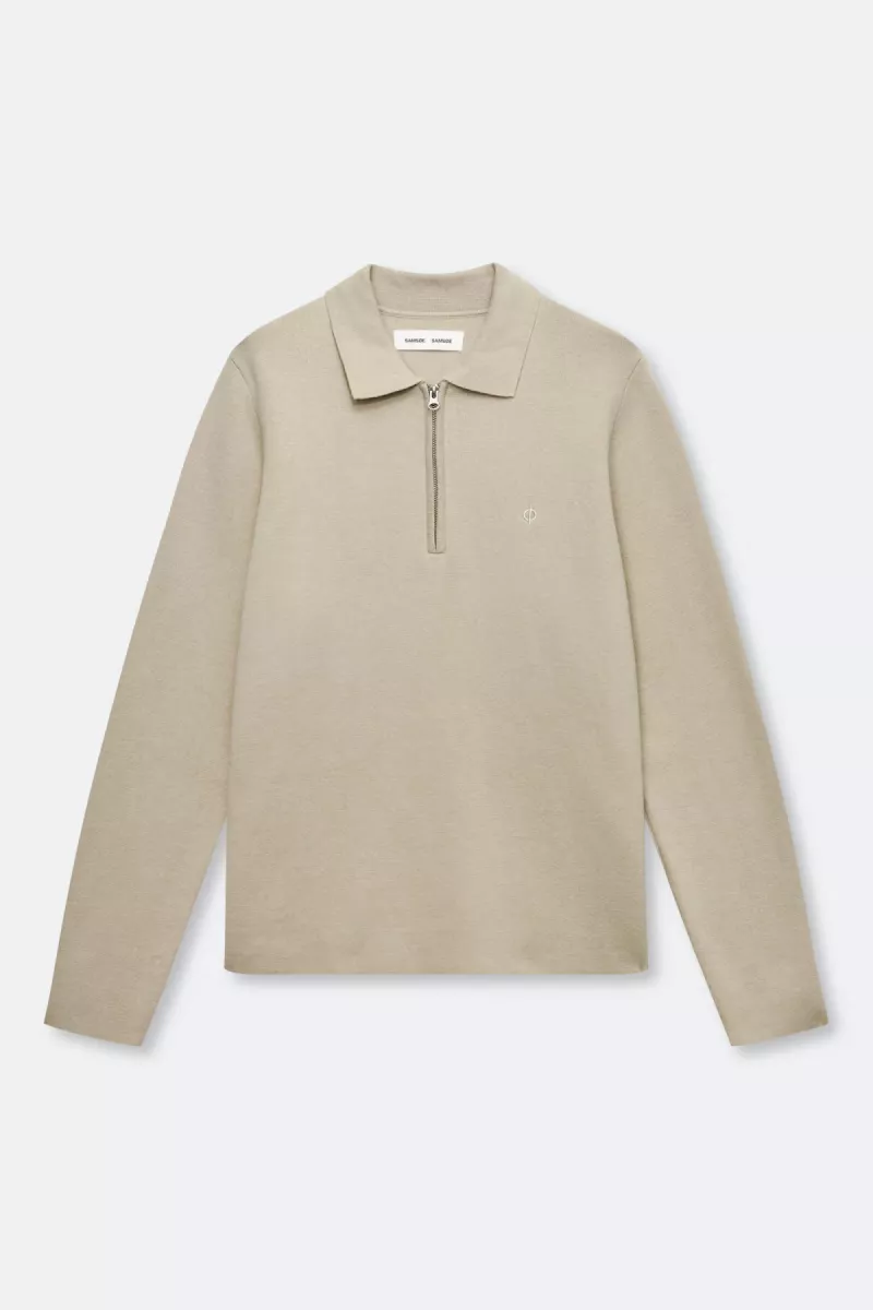 Samsoe Samsoe-Saguna HZ polo 15392-M25100013-144500TCX Moonstruck-OFF WHITE