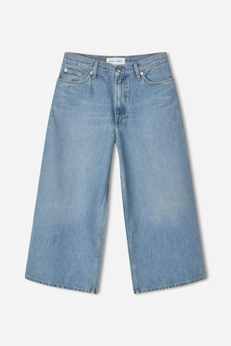 Samsoe Samsoe-Saharper culotte 15769-F26100012-CLR002312 River-DENIM