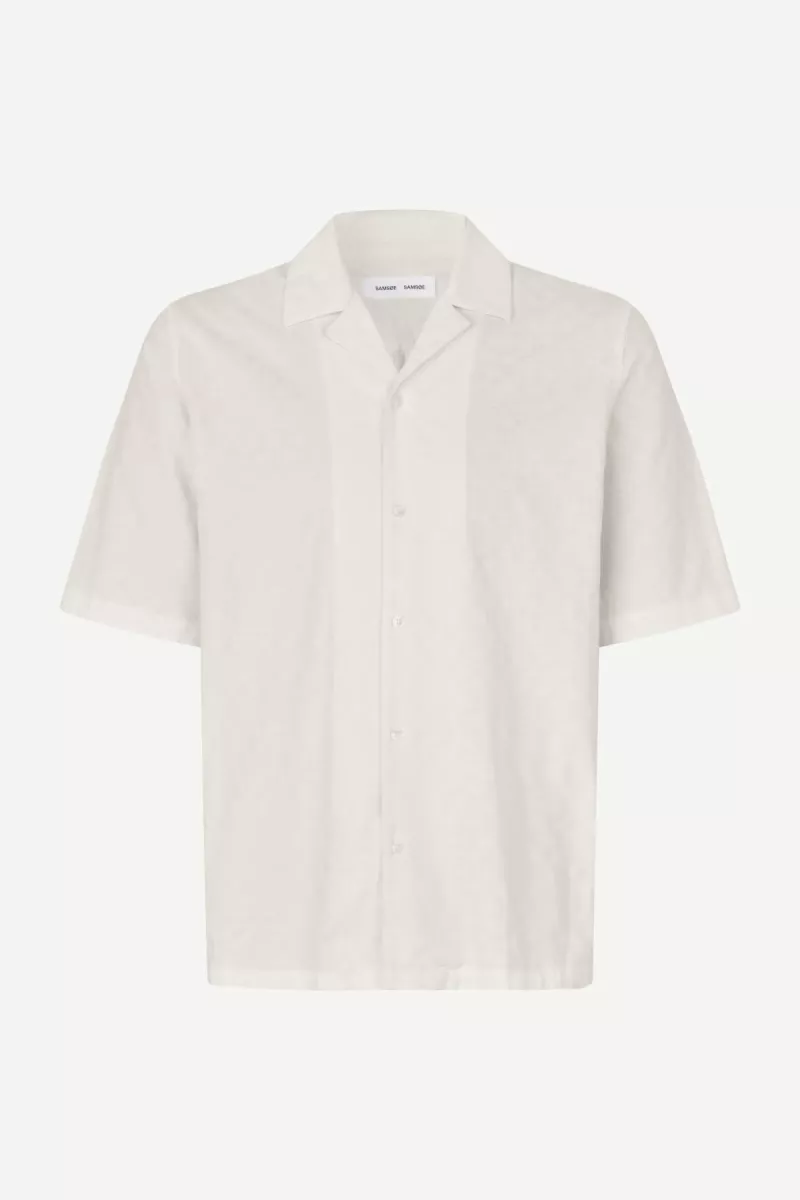 Samsoe Samsoe-Saoscar AX shirt 15971-M26100043-CLR000023 White-WIT