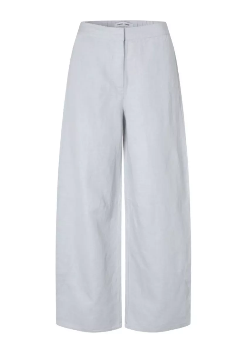 Samsoe Samsoe-Saroko trousers 15930-F26100129-CLR002583 Gray dawn melange-GRIJS