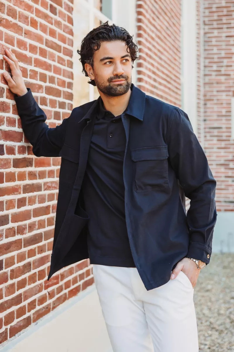 Samsoe Samsoe-Sataka JE overshirt 15963-M26100035-194011TCX Salute-NAVY