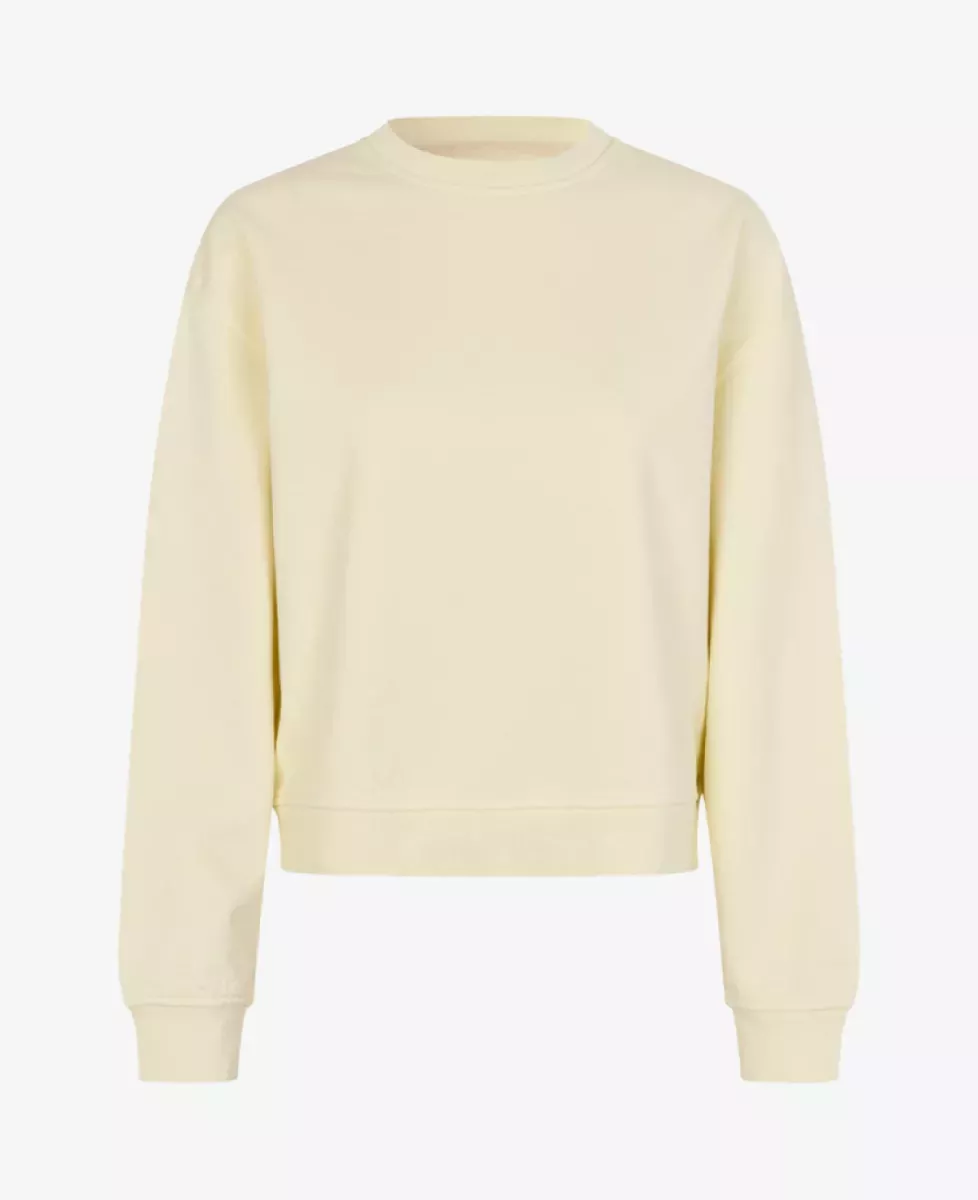 Samsoe Samsoe-Savan sweat 15697-F10000056-CLR002544 Ethereal green pigment-GROEN