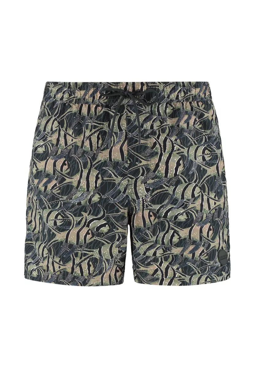 SHIWI-Men NATE QUICK DRY swim short 5 inch angle fish-1426305354-1062 Beige angle fish-BEIGE