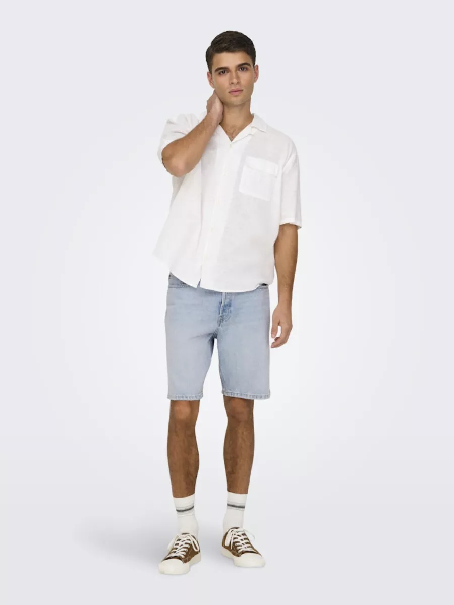 SONS-ONSEDGE LB 2041 TAI DNM SHORTS NOOS-22032041-Light blue denim-LICHT DENIM