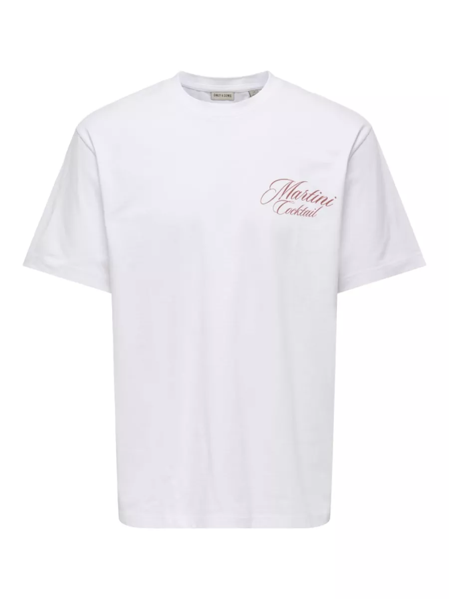 SONS-ONSFRED LIFE RLX SS PRINT TEE NOOS-22038836-Bright white-WIT