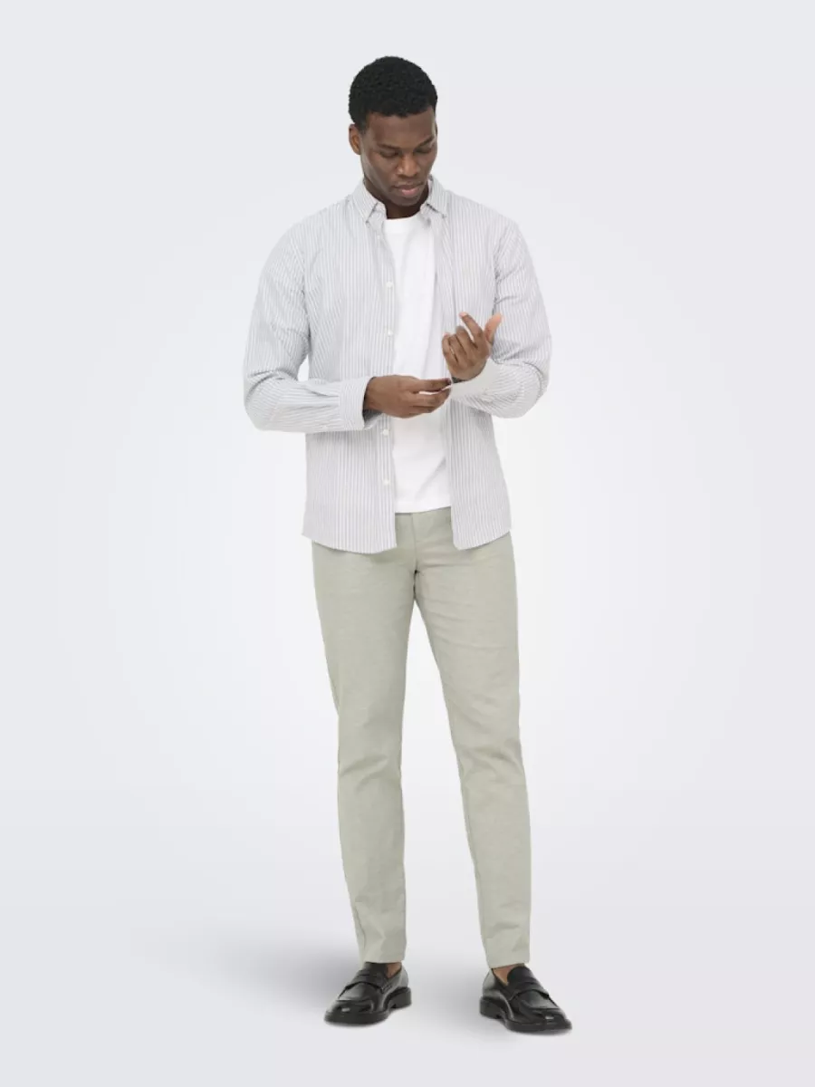 SONS-ONSMARK TAP 0011 COTTON LINEN PANT-22024937-Sea spray-ZEE GROEN