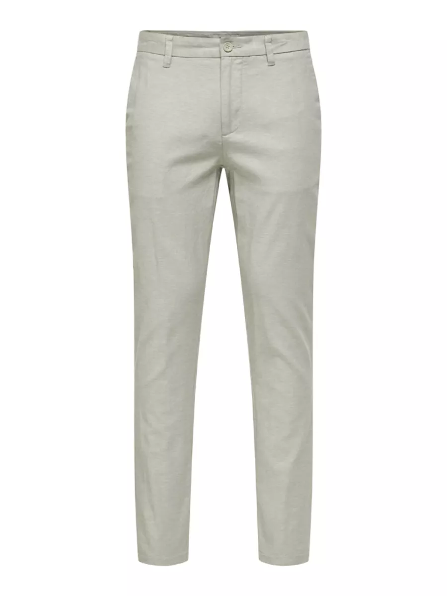 SONS-ONSMARK TAP 0011 COTTON LINEN PANT-22024937-Sea spray-ZEE GROEN