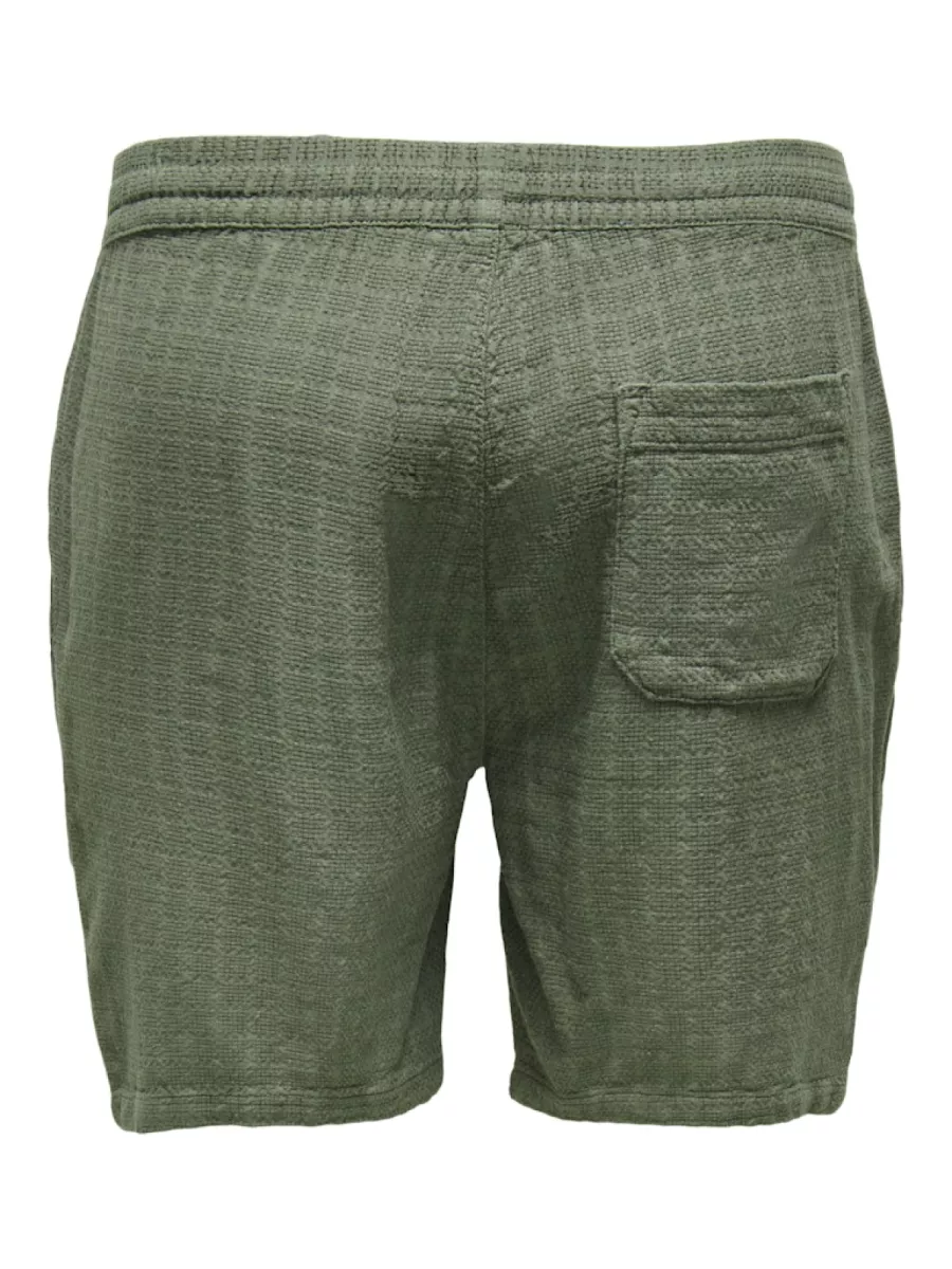 SONS-ONSTEL LATHAM 0257 SHORTS NOOS-22031850-Dusty olive-OLIJF