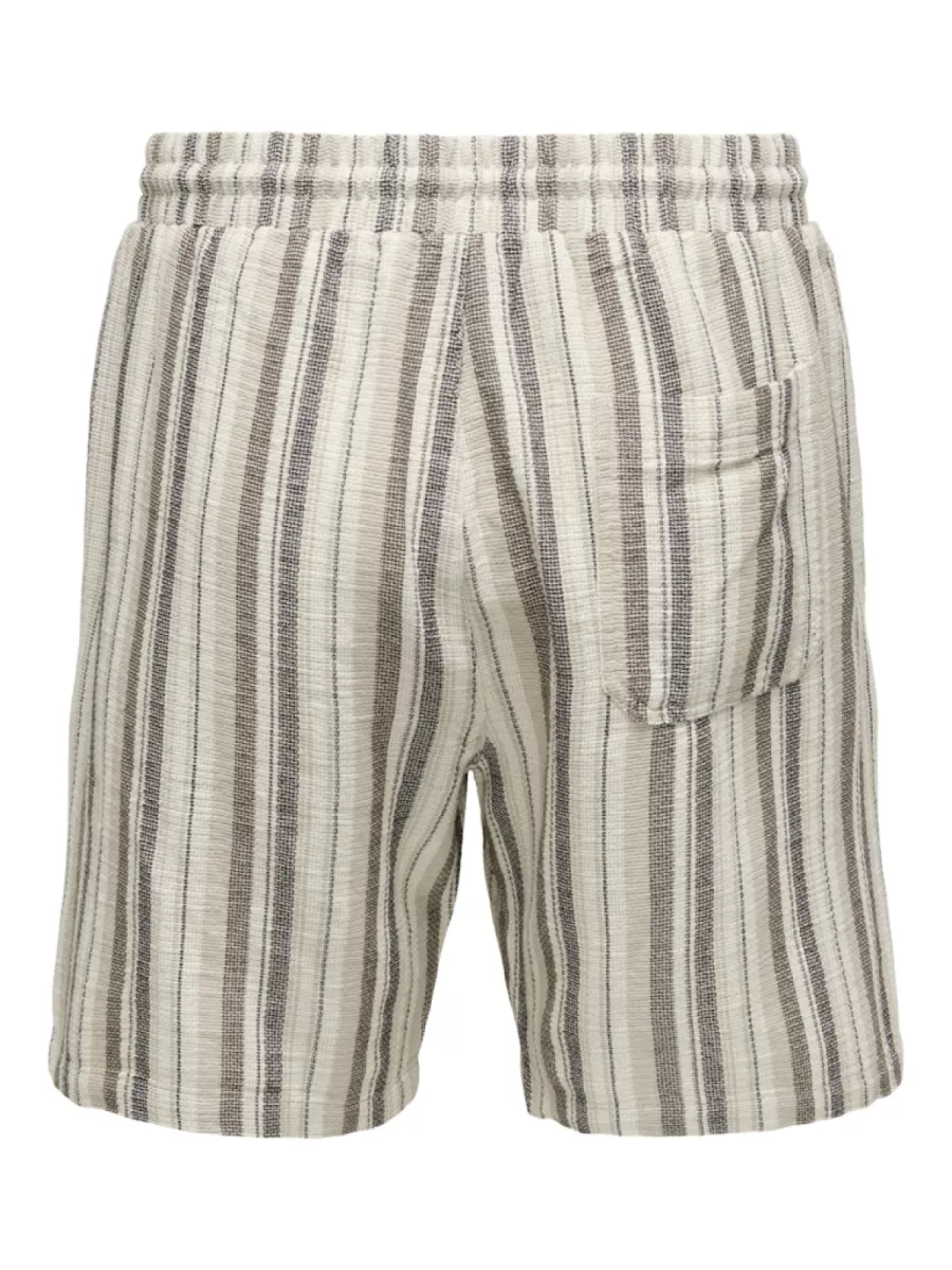 SONS-ONSTREV LIFE REG STRU STRIPE SHORTS-22026950-Gardenia-BRUIN