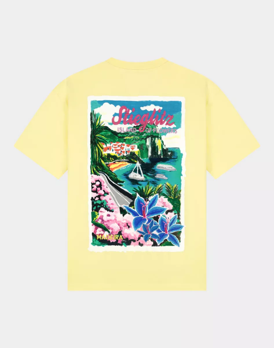 Stieglitz-Heloisa Oversized T-shirt-S2602042-Yellow-GEEL