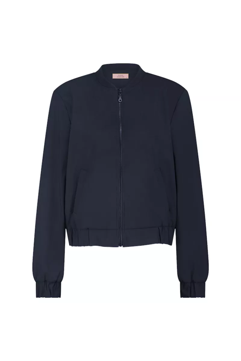 STUDIO ANNELOES-Benja bomber jacket-94844-6900 Dark blue-DONKER BLAUW