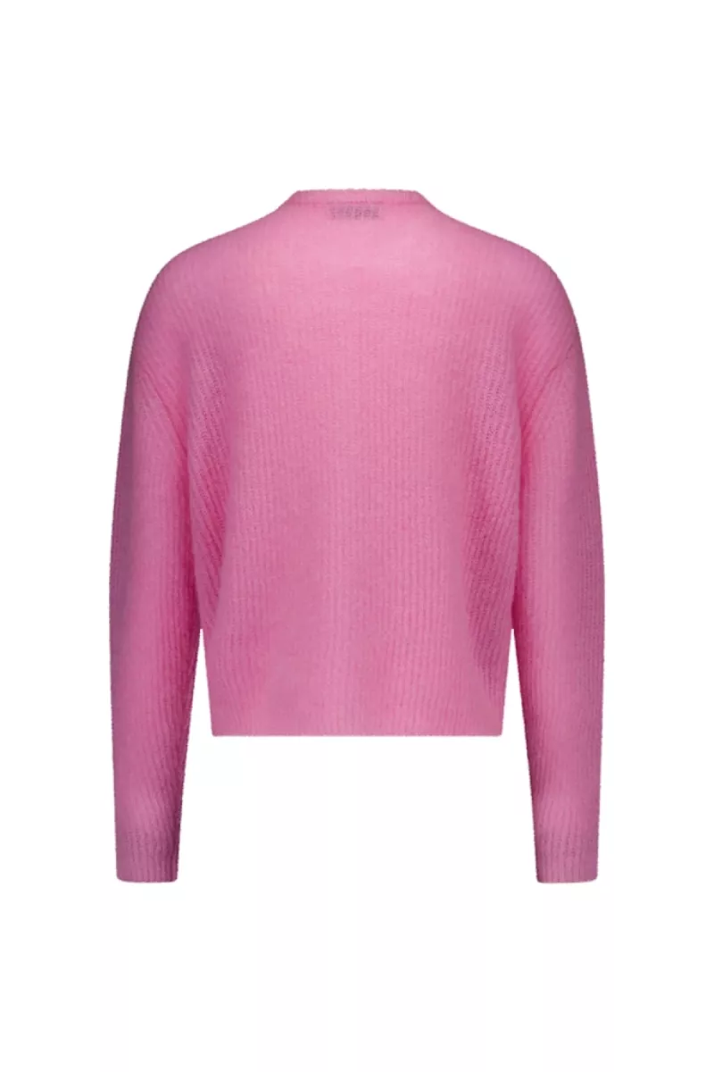 STUDIO ANNELOES-Bibi spring cardigan-13699-4400 Pop pink-ROSE