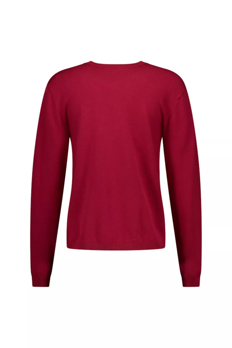 STUDIO ANNELOES-Jerry cardigan-13693-4000 Ruby red-ROOD
