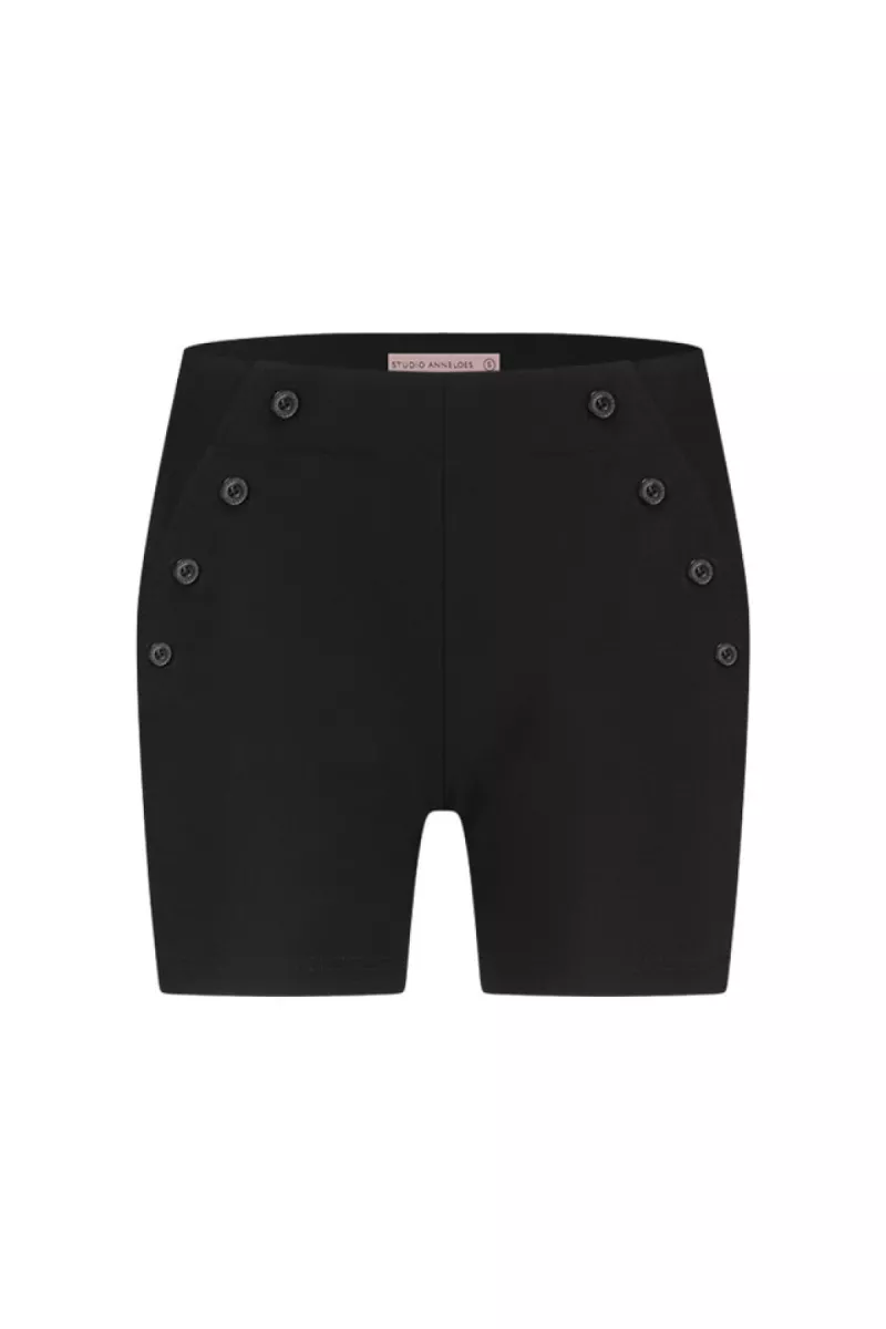 STUDIO ANNELOES-Rome short-94754-9000 Black-ZWART