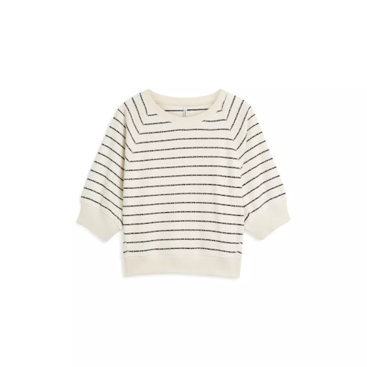 Summum-Jersey striped sweat-3s5252-30772-122 Ivory-IVOOR