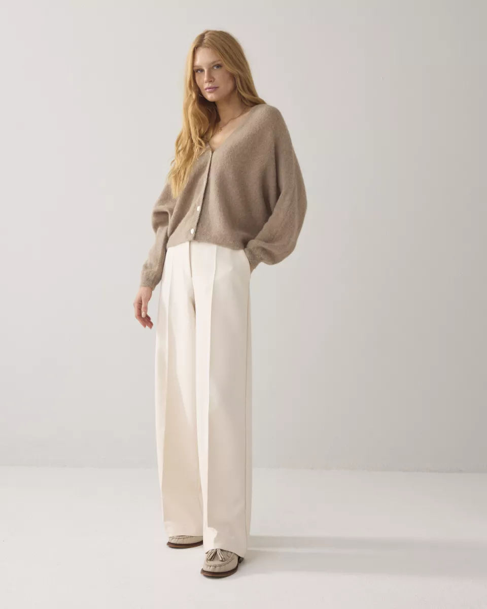 Summum-Trousers foam uni-4s2369-11680-559 Brick red-STEEN ROOD