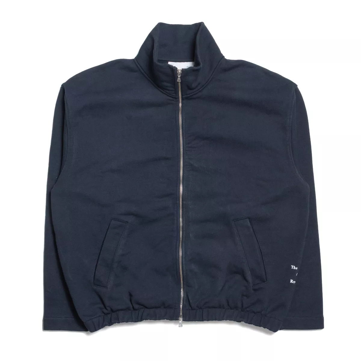 The Savage Report--Full zip up jacket-Navy-NAVY