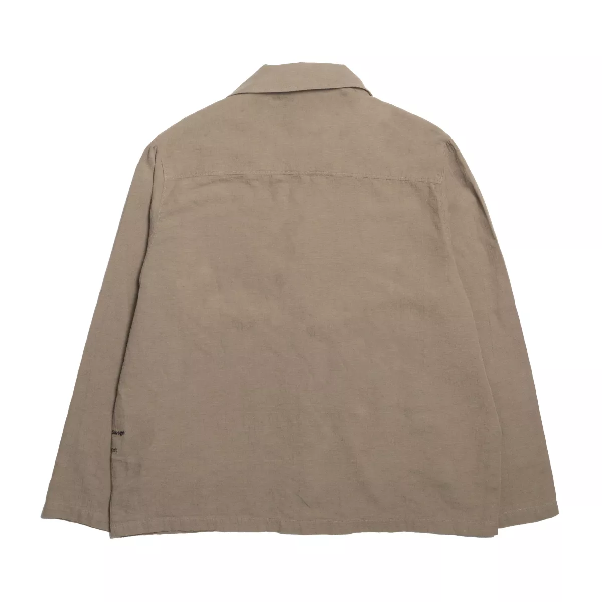 The Savage Report--Plain TSR shirt-Washed green-GROEN